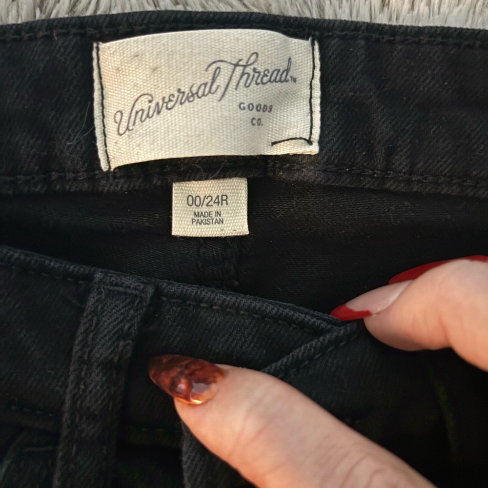 Black Skinny Jeans From Old Navy Size:00/24